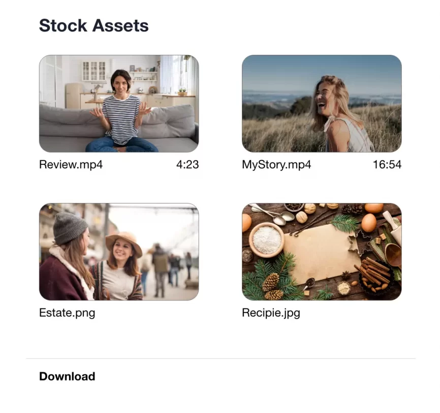 Unlimited Premium Stock Assets.